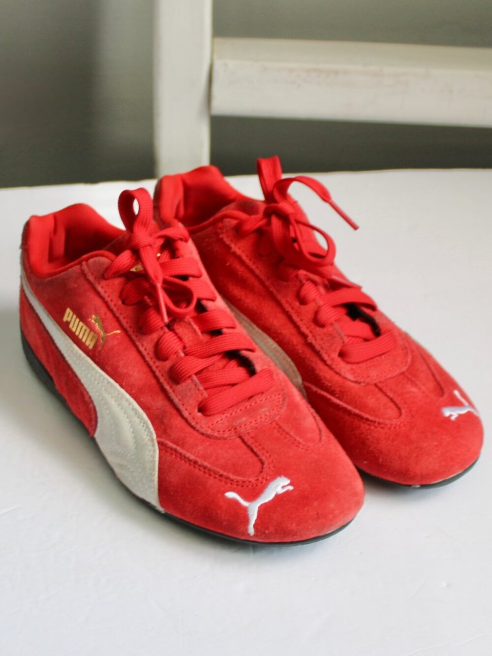 Puma Speedcat OG Sneakers in Red Size 6.5